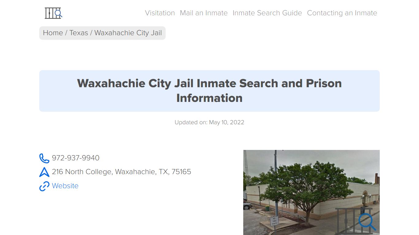 Waxahachie City Jail Inmate Search, Visitation, Phone no ...